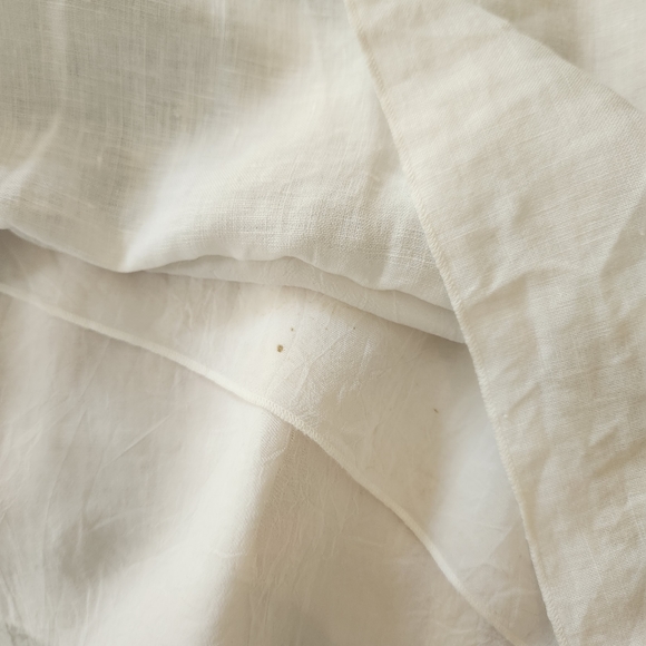 JOHNNY WAS LINEN EMBROIDERED LINED DRESS - Picture 9 of 9